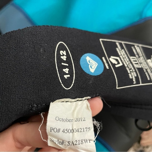 Roxy Women's Syncro 2 MM Girls Springsuit Size 14 - Picture 5 of 5